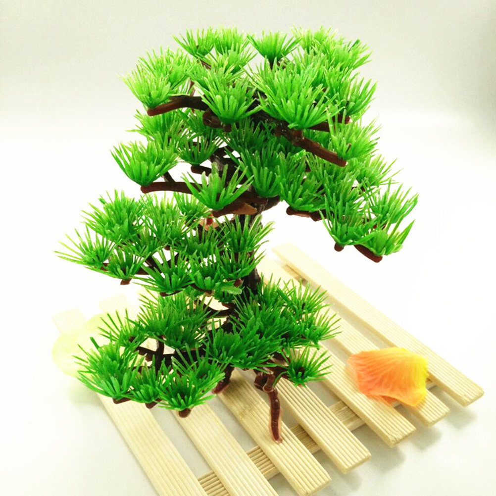 Non Planted Aquarium Fish - Natural Looking Artificial Pine Tree for