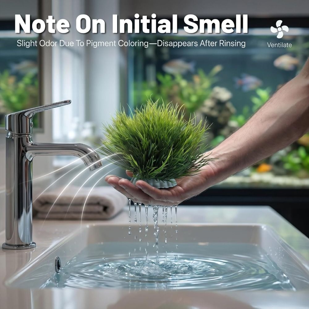 Non Planted Aquarium Fish - Non-Toxic Artificial Aquarium Plants Easy Clean