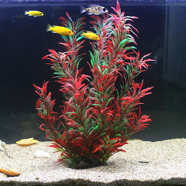 Aquarium Plants Book - 50CM Artificial Fish Tank Rare Plants