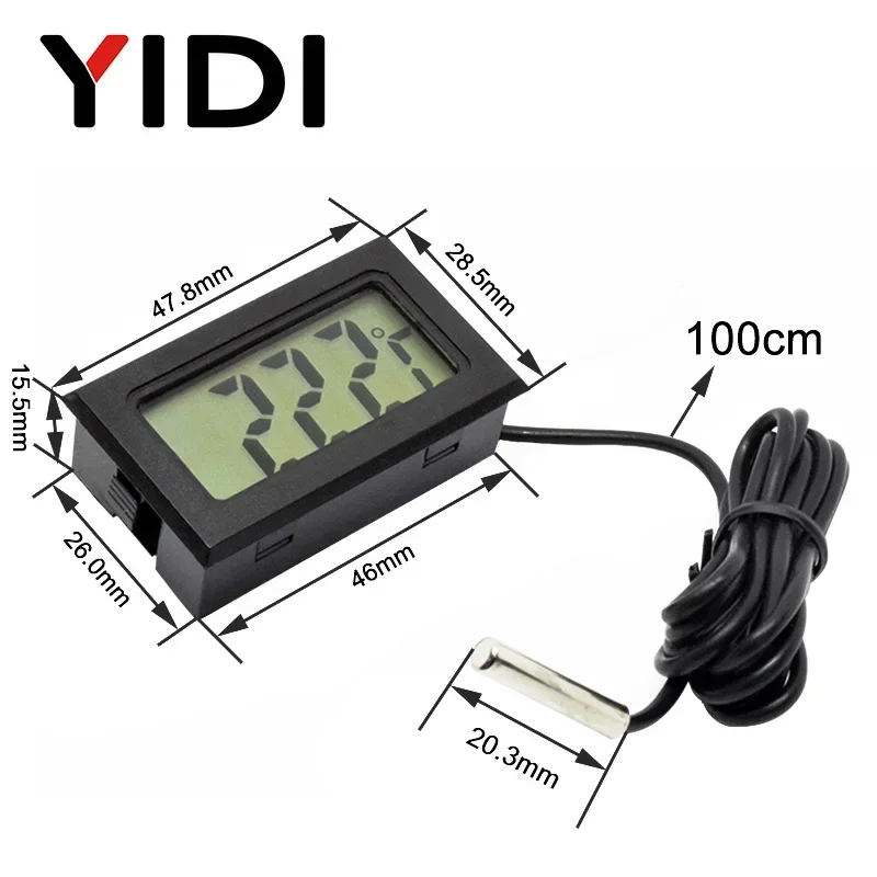 Mini LCD Digital Thermometer H - огляд і ціна Planted Aquarium Temperature