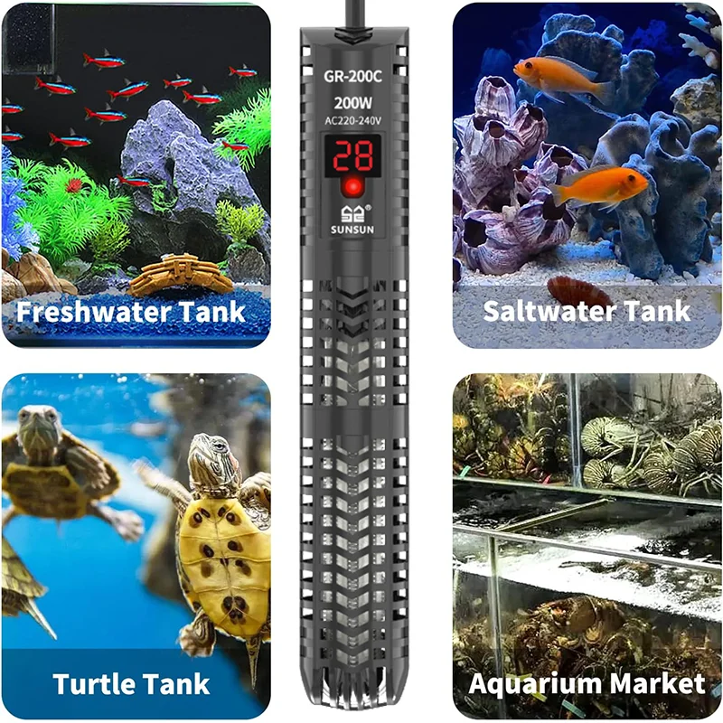 Aquariums Submersible Heater D - огляд і ціна Planted Aquarium Temperature