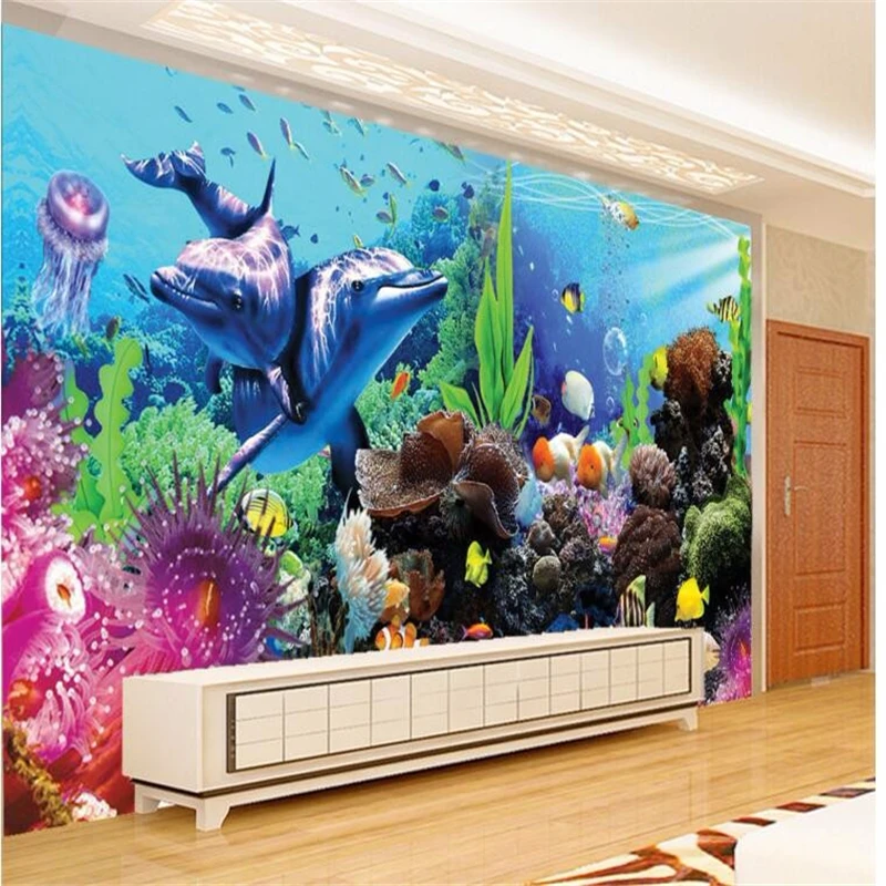 beibehang custom tereo tropica - огляд і ціна Planted Aquarium Wallpaper