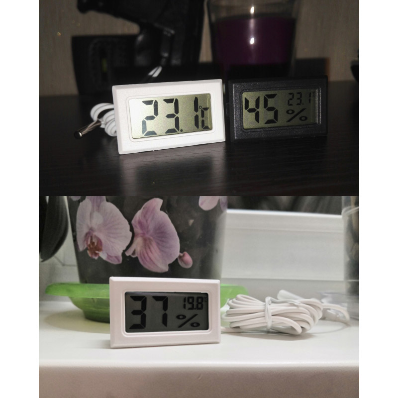 Mini Digital Humidity Meter Th - огляд і ціна Planted Aquarium Temperature