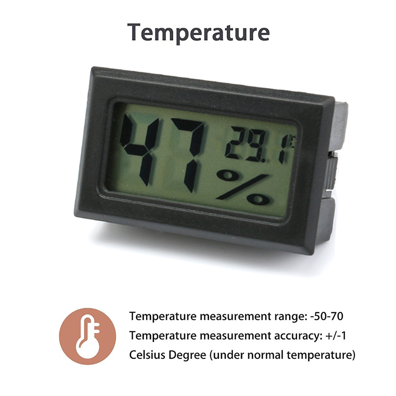 Mini Digital Humidity Meter Th - огляд і ціна Planted Aquarium Temperature