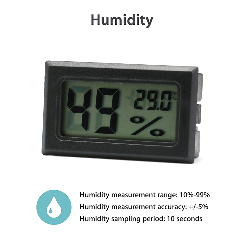 Mini Digital Humidity Meter Th - огляд і ціна Planted Aquarium Temperature