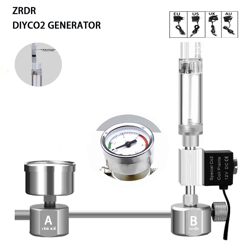 Aquarium DIY CO2 Reactor Gener - огляд і ціна Planted Aquarium Parameters