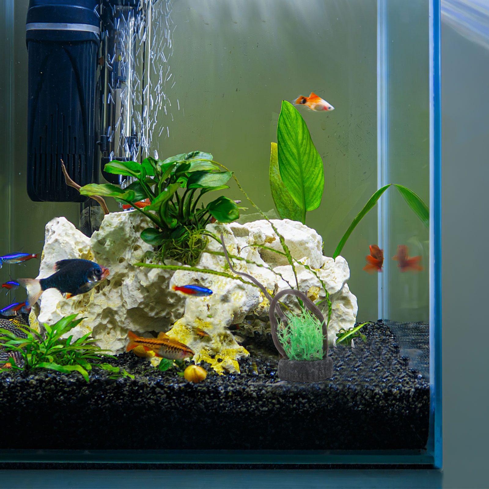Realistic Artificial Aquarium  - огляд і ціна Non Planted Aquarium Fish