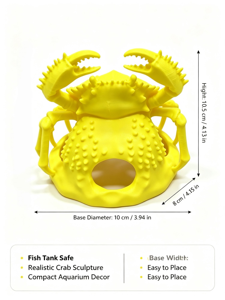 Crab-shaped aquarium decoratio - огляд і ціна Non Planted Aquarium Fish