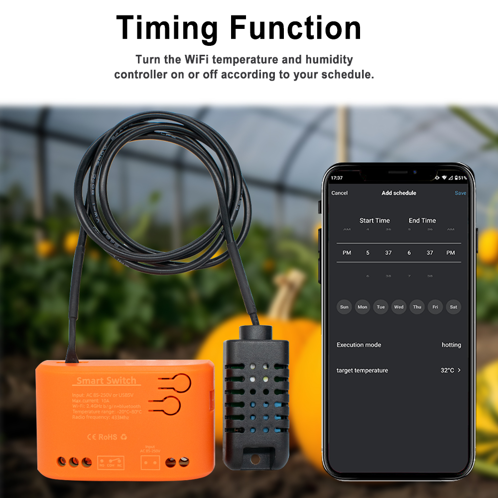 Tuya WiFi Temperature Humidity - огляд і ціна Planted Aquarium Temperature