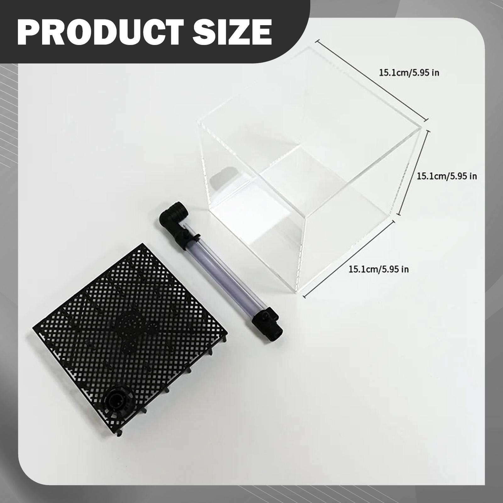 Aquarium Filter Box Square Acr - огляд і ціна Aquarium Planted Tank Setup