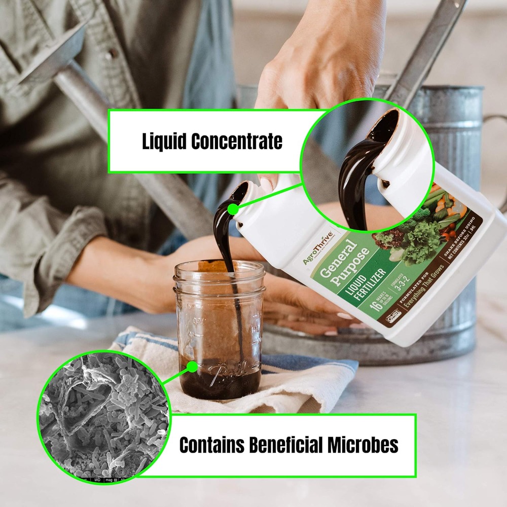 AgroThrive All Purpose Organic - огляд і ціна Liquid Fertilizer All In