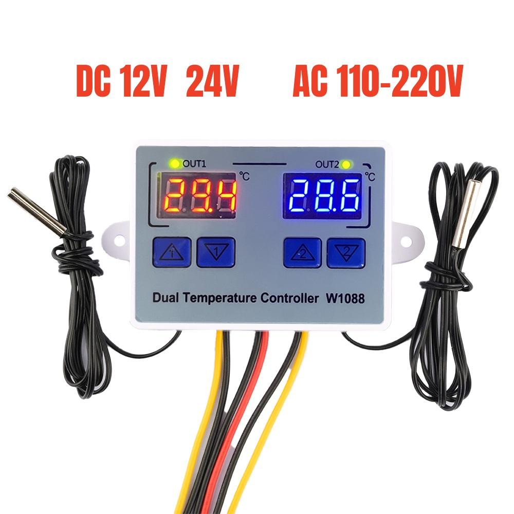 W1088 Dual LED Digital Tempera - огляд і ціна Planted Aquarium Temperature