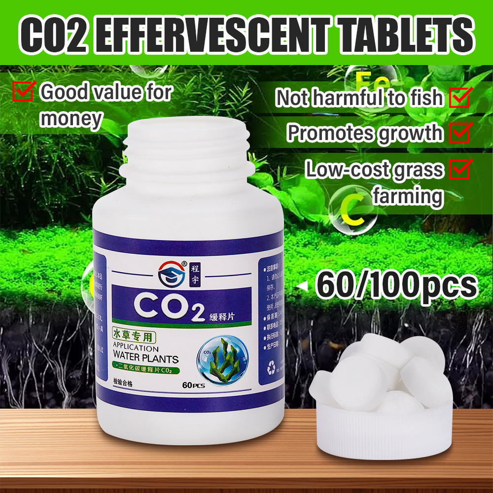 60PCS CO2 Tablet Water Grass A - огляд і ціна Aquarium Plant Vitamins
